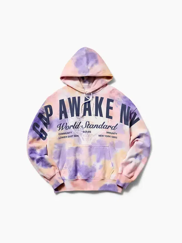 Sudadera con capucha GAP × Awake Ny de tejido grueso y logo oversize