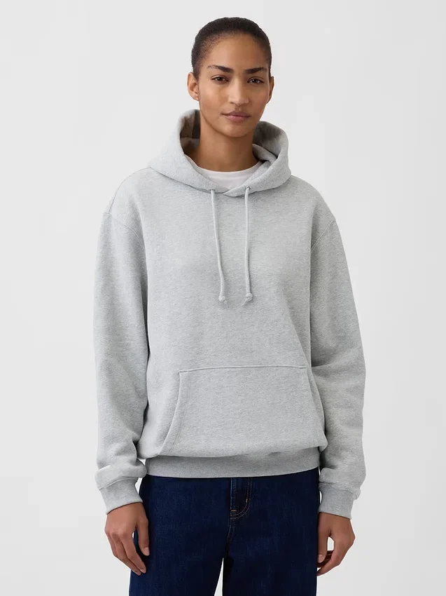 Sudadera con capucha holgada Vintagesoft para adultos
