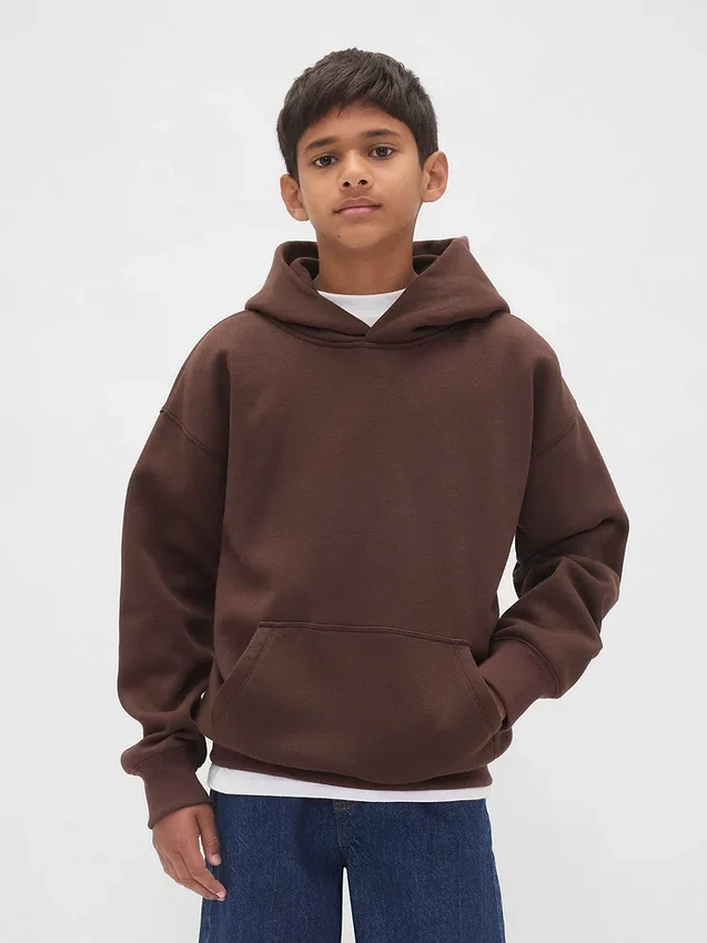 Sudadera con capucha holgada Vintagesoft para niños