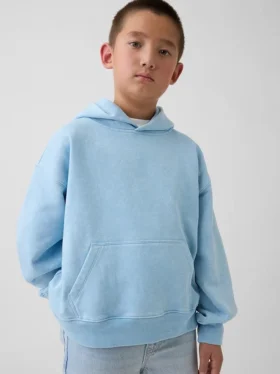 Sudadera con capucha holgada Vintagesoft para niños
