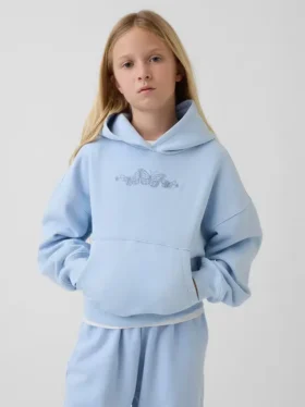 Sudadera con capucha holgada Vintagesoft para niños