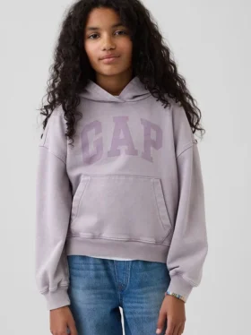 Sudadera con capucha holgada Vintagesoft para niños