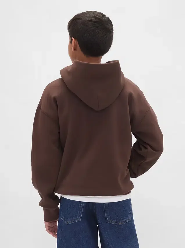 Sudadera con capucha holgada Vintagesoft para niños