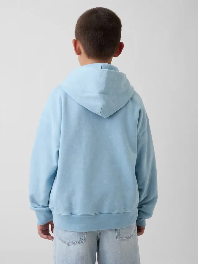Sudadera con capucha holgada Vintagesoft para niños