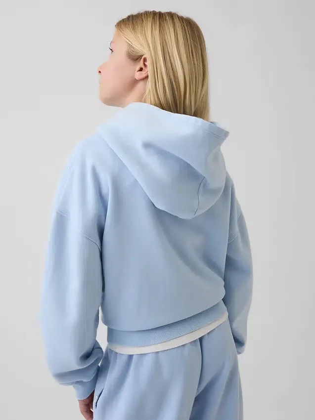 Sudadera con capucha holgada Vintagesoft para niños