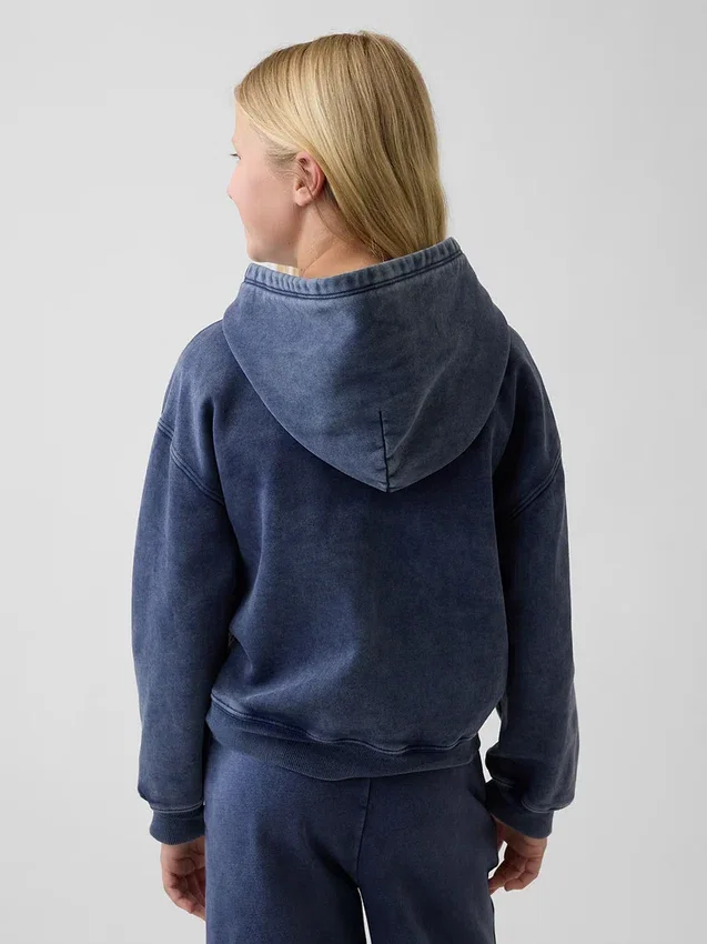 Sudadera con capucha holgada Vintagesoft para niños