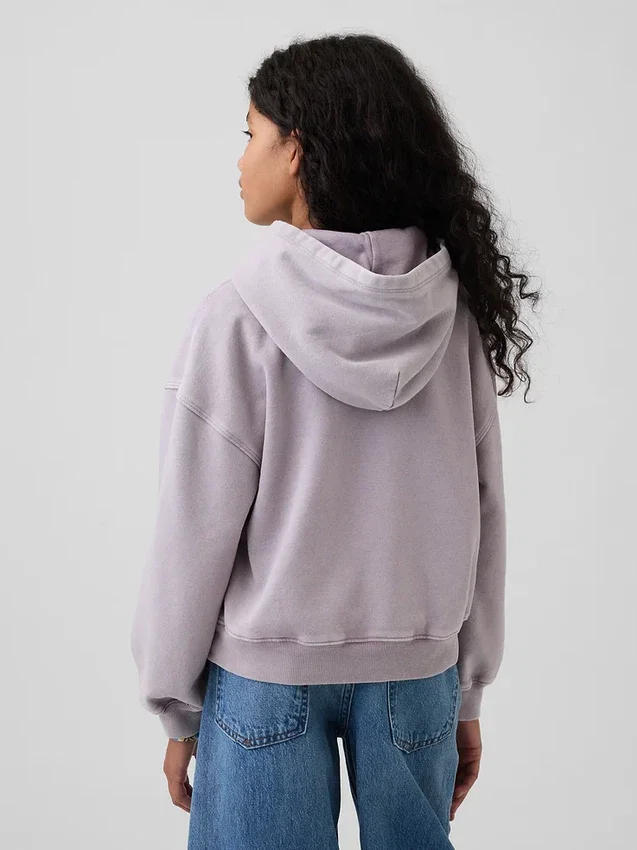 Sudadera con capucha holgada Vintagesoft para niños
