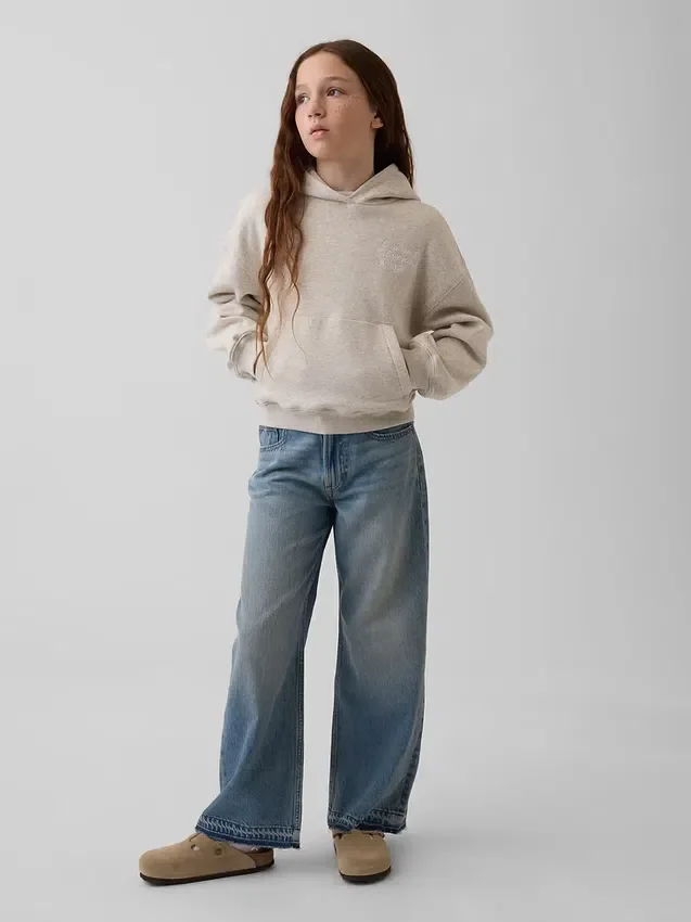 Sudadera con capucha holgada Vintagesoft para niños