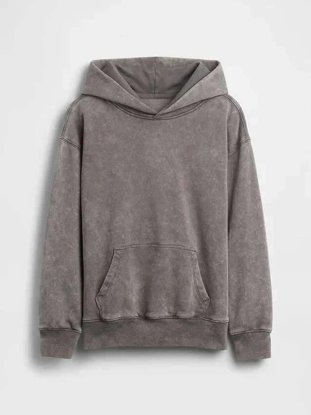 Sudadera con capucha holgada Vintagesoft para niños