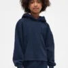 Sudadera con capucha holgada y parches Vintagesoft para niños