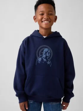 Sudadera con capucha Marvel Vintagesoft para niños, corte holgado