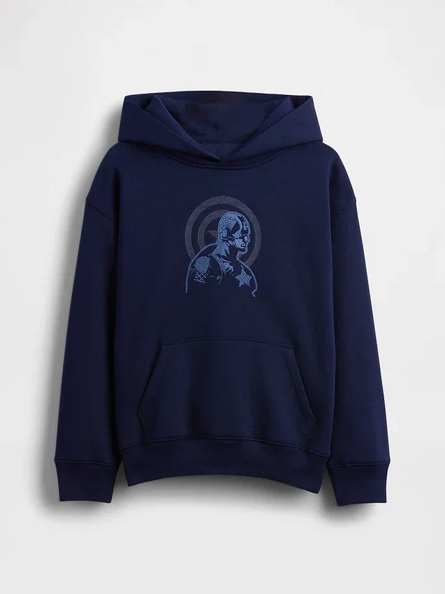 Sudadera con capucha Marvel Vintagesoft para niños, corte holgado