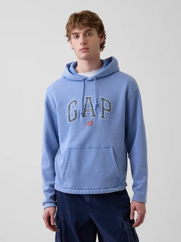 Sudadera con capucha oversize con logo Americana de Vintagesoft