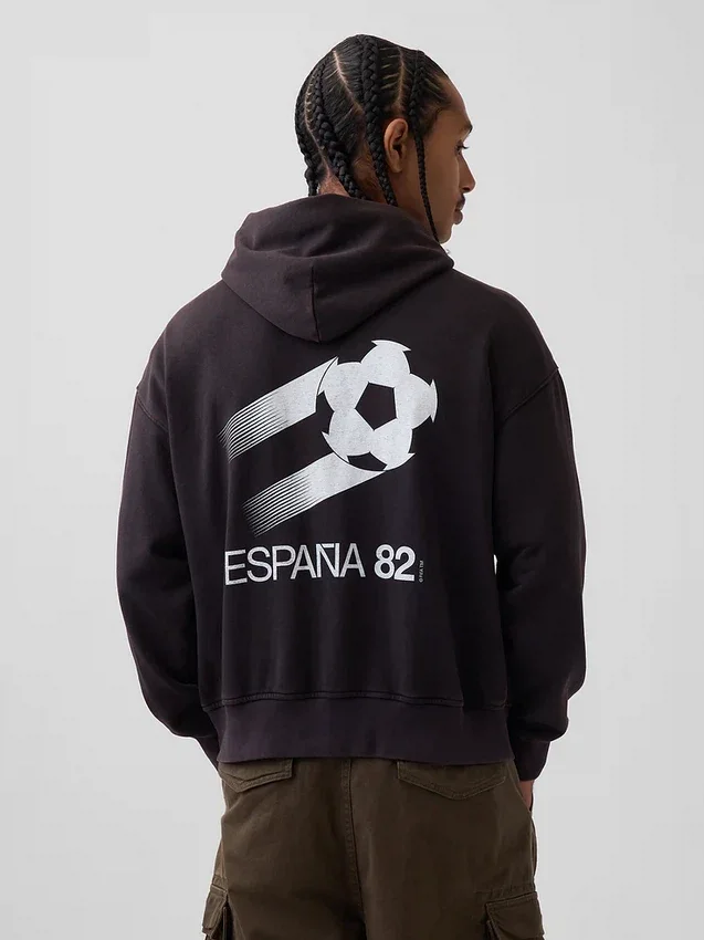 Sudadera con capucha oversize de felpa Vintagesoft de la Copa Mundial de la FIFA™