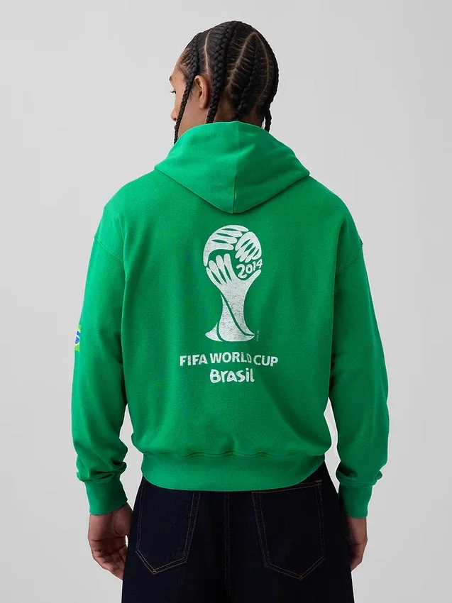 Sudadera con capucha oversize de felpa Vintagesoft de la Copa Mundial de la FIFA™