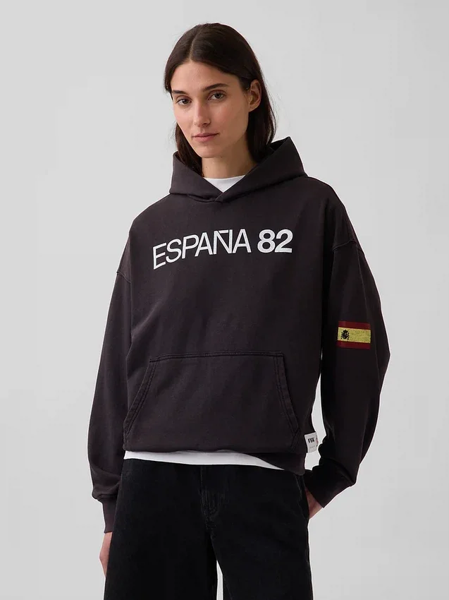 Sudadera con capucha oversize de felpa Vintagesoft de la Copa Mundial de la FIFA™