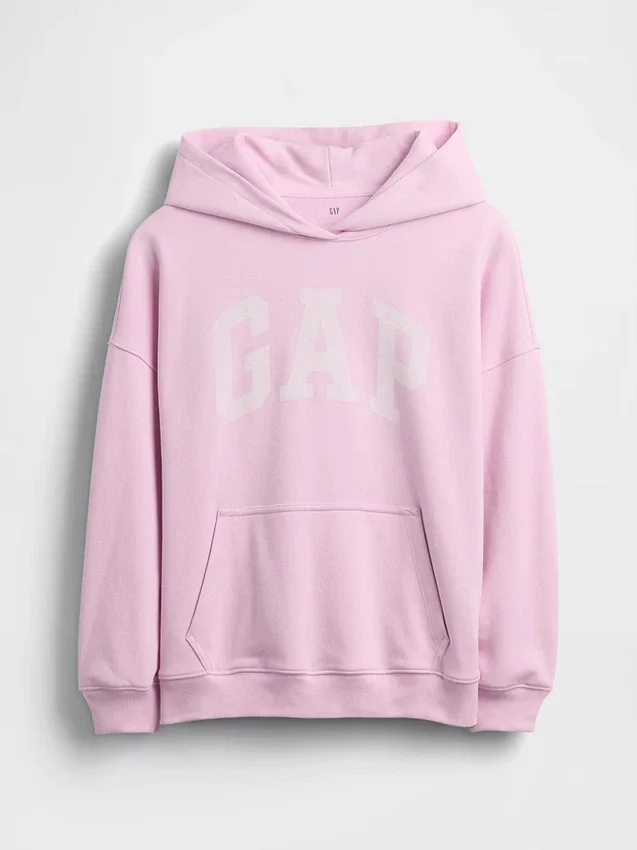 Sudadera con capucha oversize de felpa Vintagesoft para niños