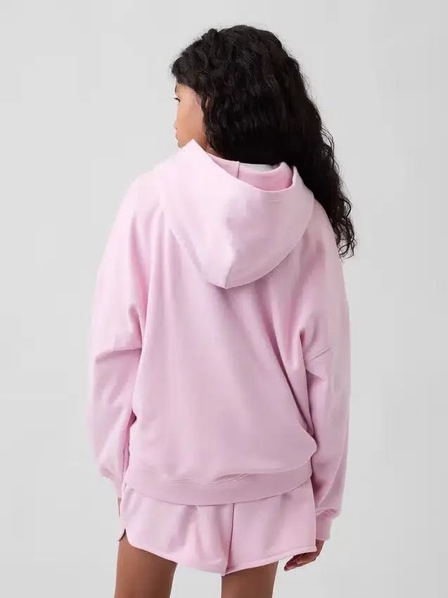 Sudadera con capucha oversize de felpa Vintagesoft para niños