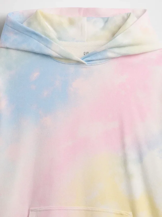 Sudadera con capucha oversize de felpa Vintagesoft para niños