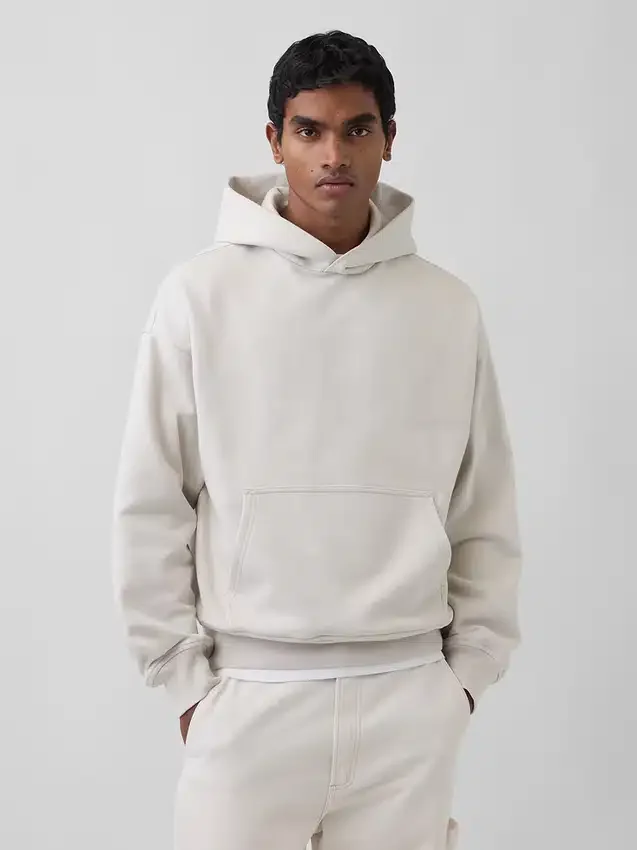 Sudadera con capucha oversize de peso pesado para adultos