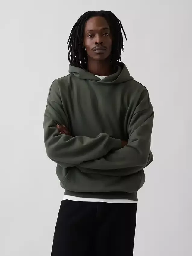 Sudadera con capucha oversize de peso pesado para adultos