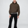 Sudadera con capucha oversize de peso pesado para adultos