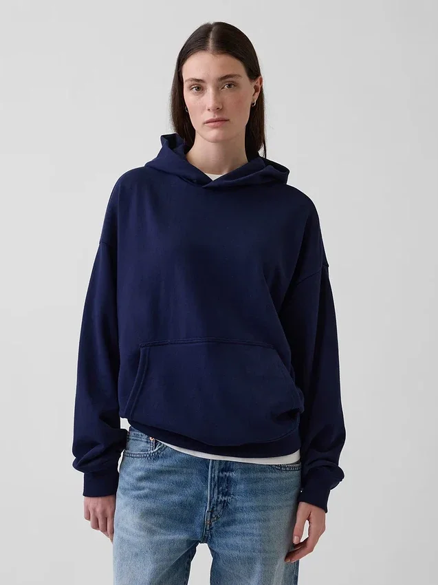 Sudadera con capucha oversize de peso pesado para adultos
