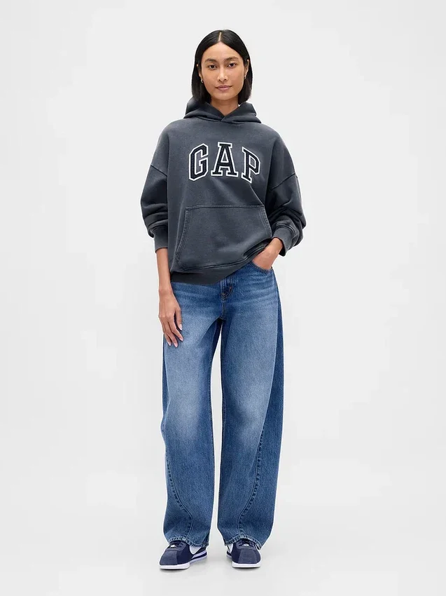 Sudadera con capucha oversize de peso pesado para adultos