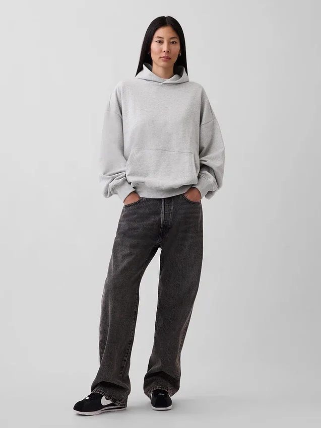 Sudadera con capucha oversize de peso pesado para adultos