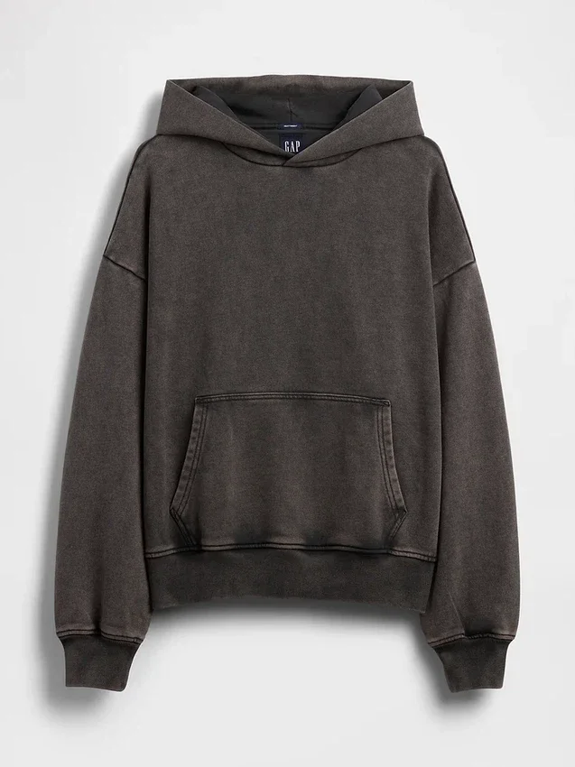 Sudadera con capucha oversize de peso pesado para adultos