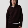 Sudadera con capucha oversize de punto Shaker de CashSoft