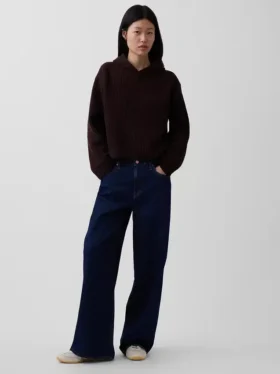 Sudadera con capucha oversize de punto Shaker de CashSoft