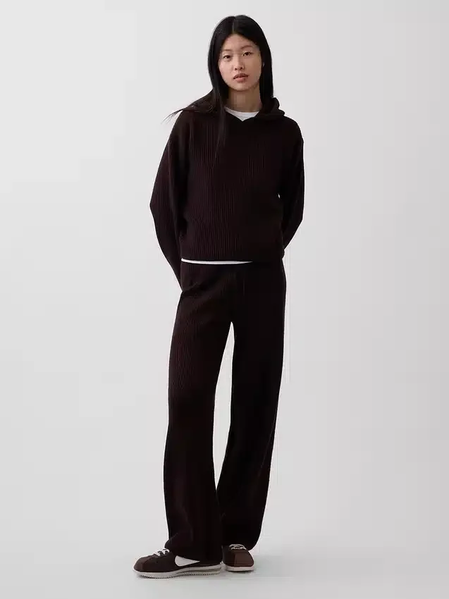 Sudadera con capucha oversize de punto Shaker de CashSoft