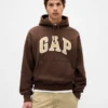 Sudadera con capucha oversize para adultos de felpa francesa extra gruesa con logo