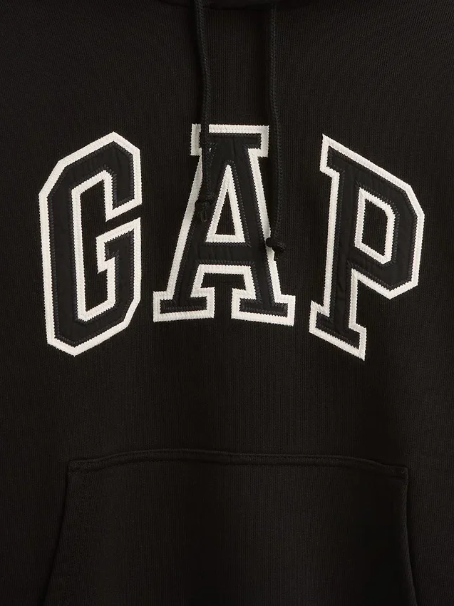 Sudadera con capucha oversize para adultos de felpa francesa extra gruesa con logo