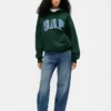 Sudadera con capucha oversize para adultos de felpa francesa extra gruesa con logo
