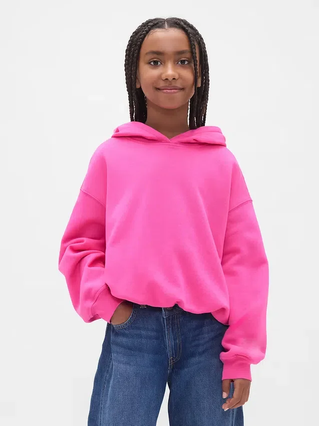 Sudadera con capucha oversize Vintagesoft para niños