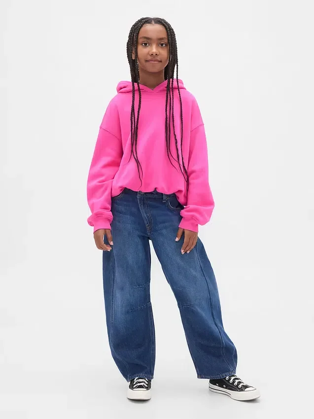 Sudadera con capucha oversize Vintagesoft para niños