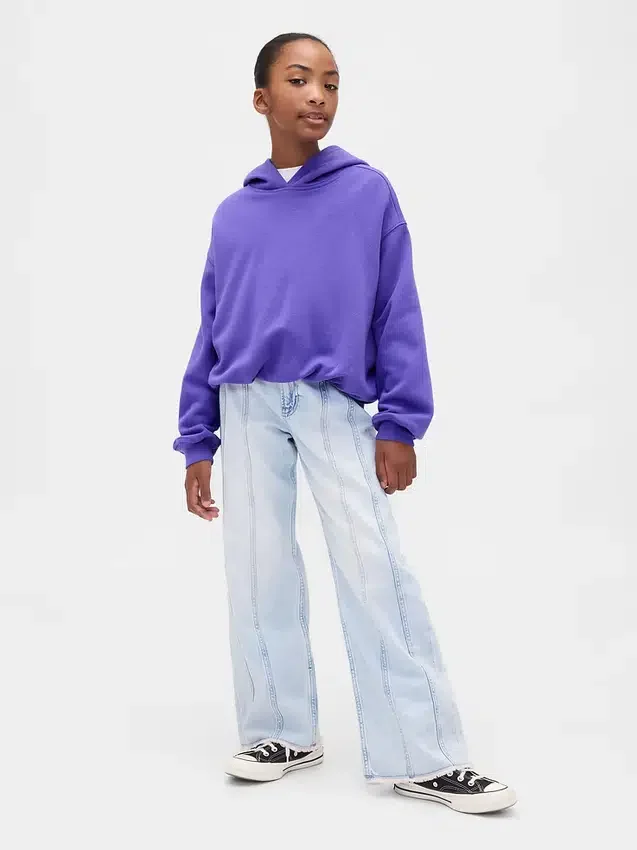 Sudadera con capucha oversize Vintagesoft para niños
