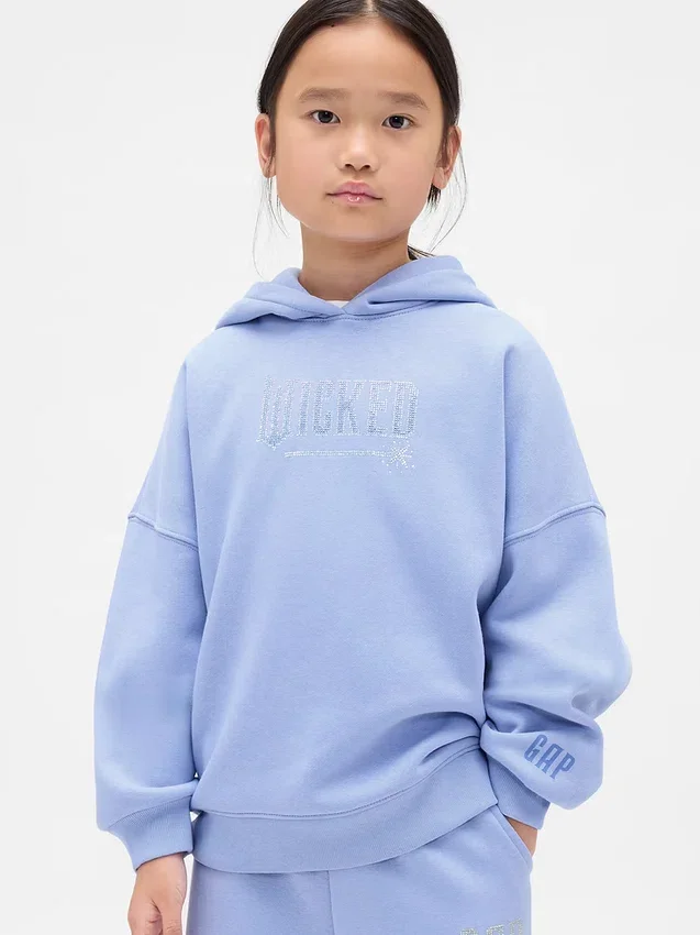 Sudadera con capucha oversize Wicked Vintagesoft para niños