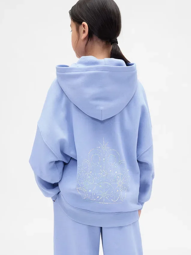 Sudadera con capucha oversize Wicked Vintagesoft para niños