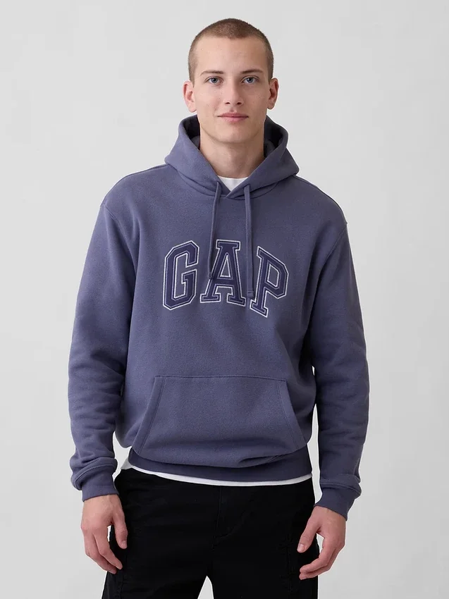 Sudadera con capucha para adultos Vintagesoft Arch Logo