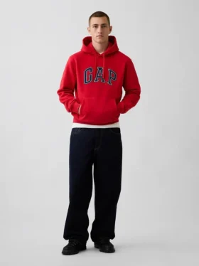 Sudadera con capucha para adultos Vintagesoft Arch Logo