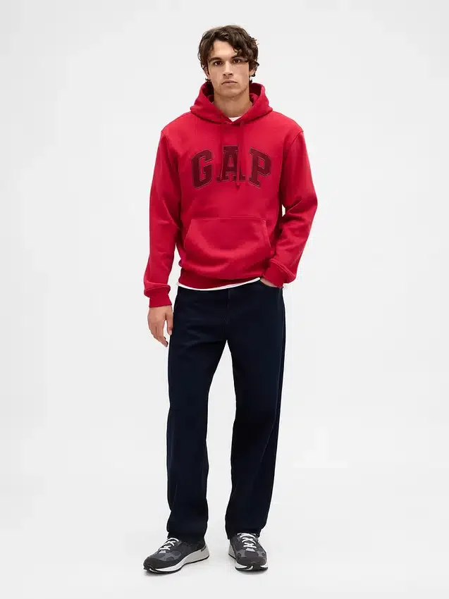 Sudadera con capucha para adultos Vintagesoft Arch Logo