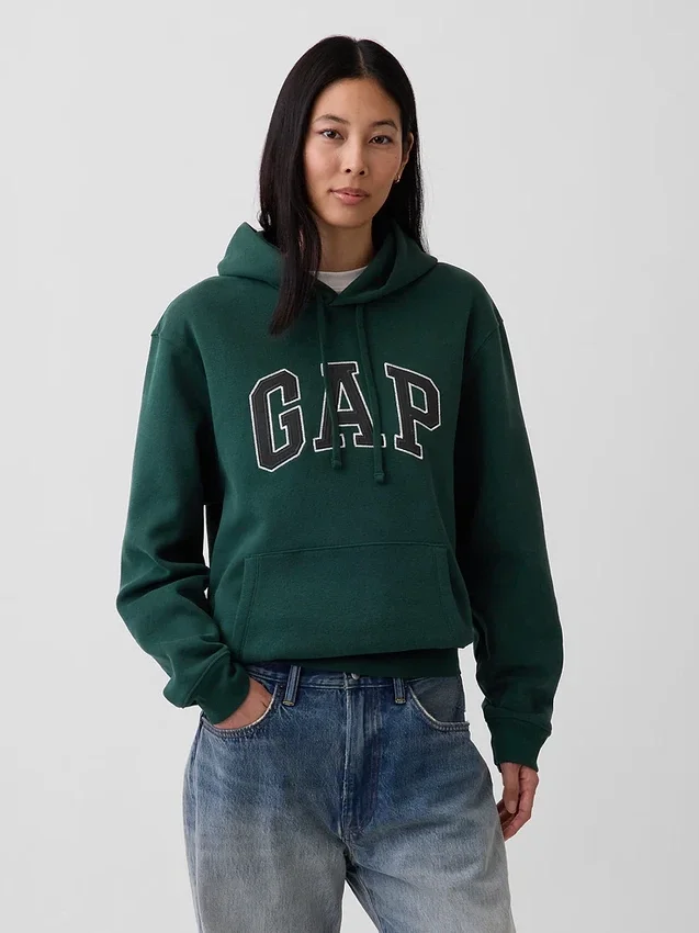 Sudadera con capucha para adultos Vintagesoft Arch Logo