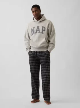 Sudadera con capucha para adultos Vintagesoft con logo Nap