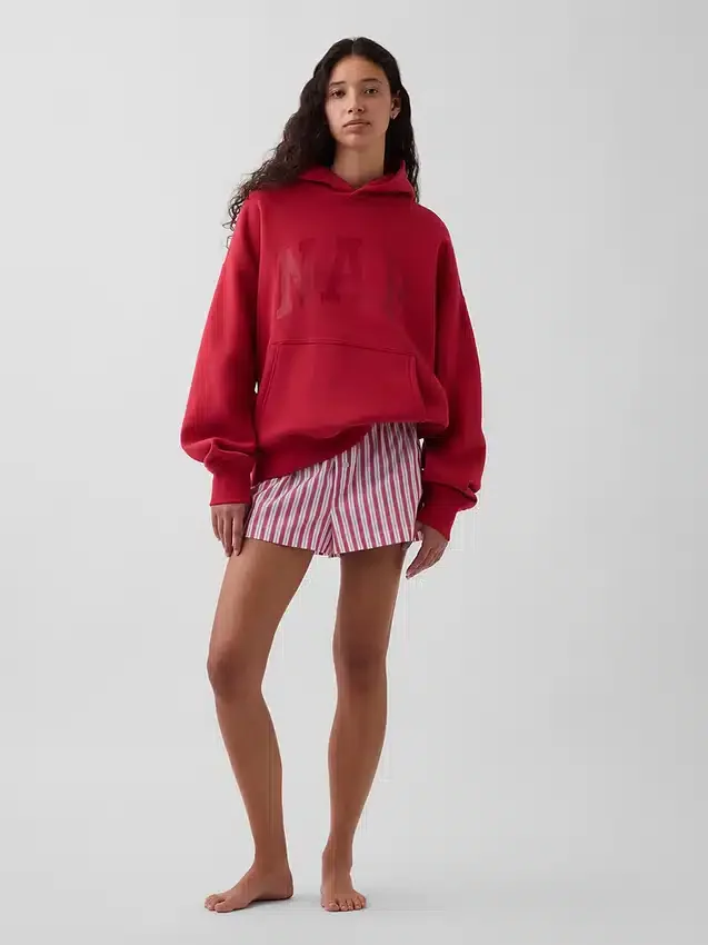 Sudadera con capucha para adultos Vintagesoft con logo Nap