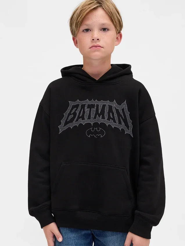 Sudadera con capucha para niños Vintagesoft Batman