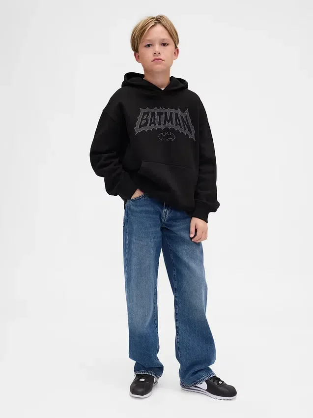 Sudadera con capucha para niños Vintagesoft Batman