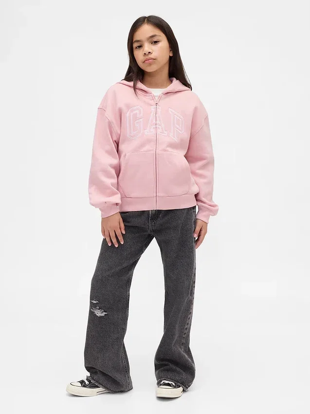 Sudadera con capucha para niños Vintagesoft con el Arch Logo de GAP
